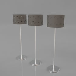 Stehlampe mit drehbaren Lampenschirm