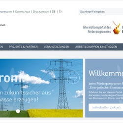 Ausschreibungslayout Biomasseforschungszentrum / Bundesministerium für Wirtschaft und Energie