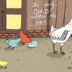 Der frühe Vogel
