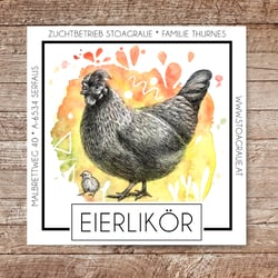 Etikettendesign und Illustration