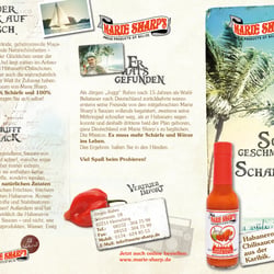 Produktflyer für Marie Sharp