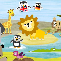 Illustration Kinder-App LinguPinguin