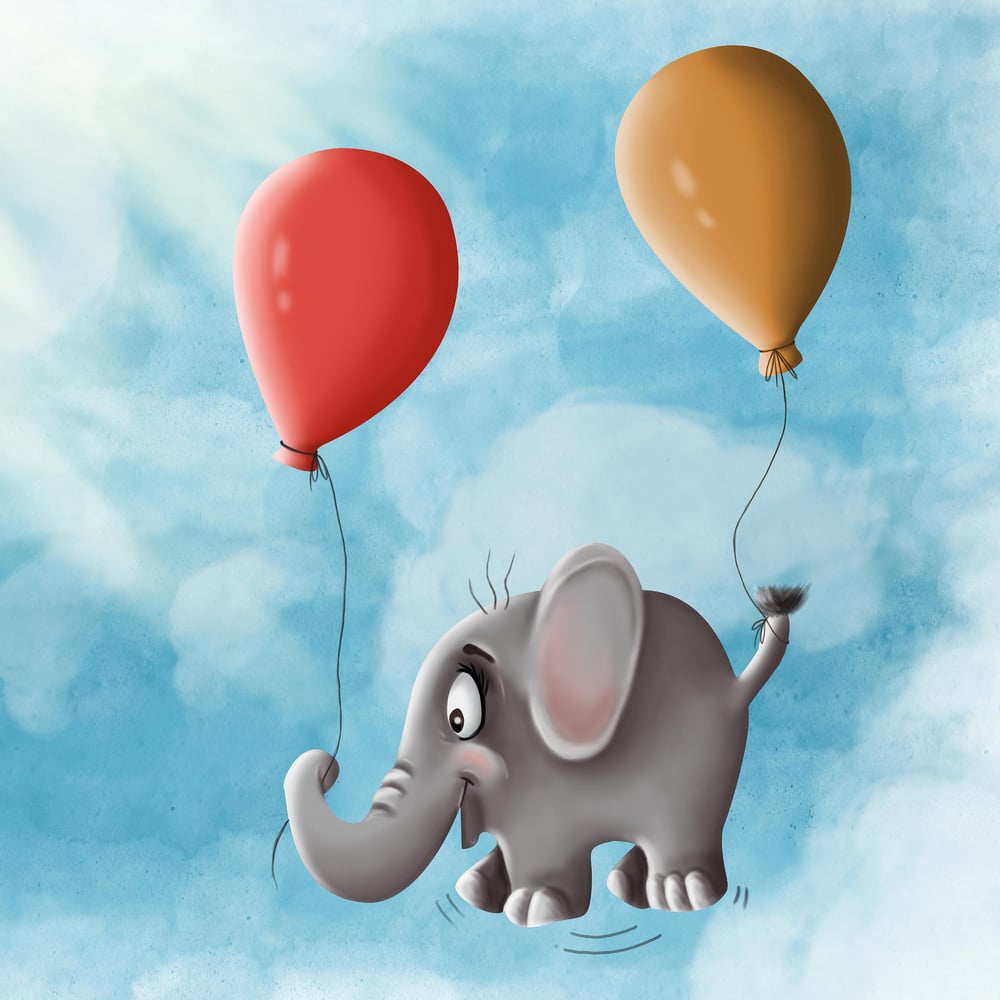 Illustration „Eduard lernt fliegen“
