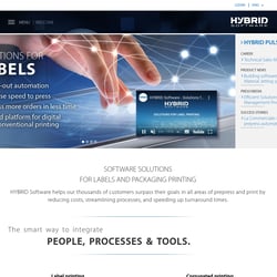 HYBRID Software – Softwarelösungen für den Etiketten- und Verpackungsdruck