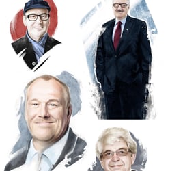 Editorial Illustrationen, Portraits, Changes Magazin