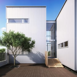 Fassadenvisualisierung Wohnhaus