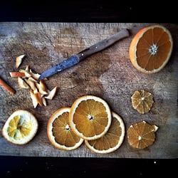 Foodstyling und Foodfotografie: Orangen