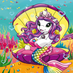 Filly Mermaids Coverillustration | Vektor- & Pixelgrafik für Blue Ocean