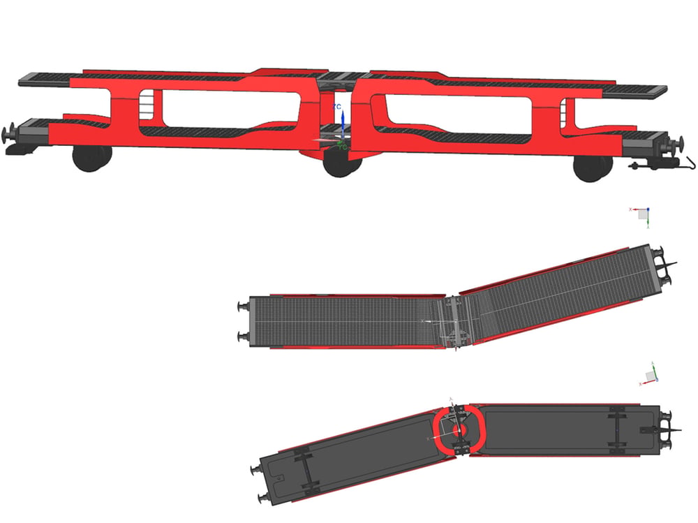 Autotransportzug | Prototyping mit Siemens NX