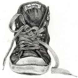 Turnschuh Tusche