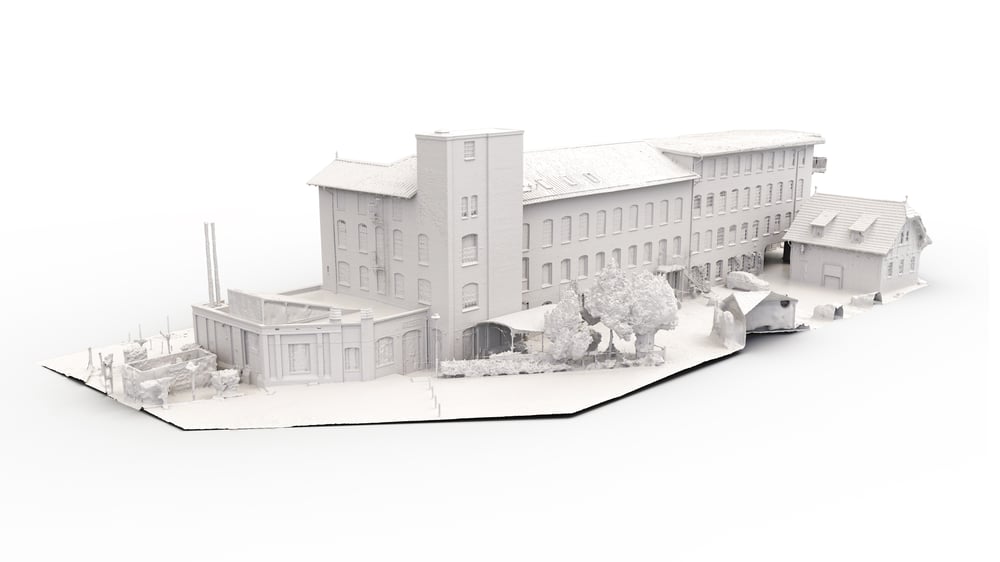 Clay-Rendering (3D-Visualisierung einer bestehenden Immobilie)