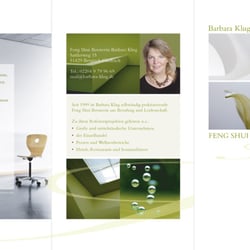 Flyer für barbara Klug  |  Feng Shui im Unternehmen