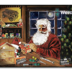 Illustrationen für den WERA Werkzeug Adventskalender 2012