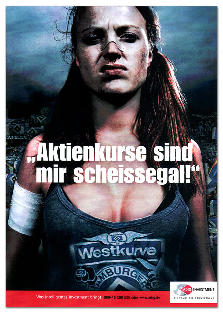 Anzeige für Fonds im HSV Fan-Magazin