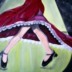 Öl auf Leinwnad 100 × 70 cm