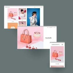 Web design (wordpress) für die Fotografin Carmen Mitrotta_commissioned section