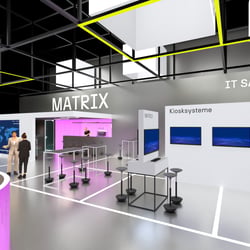 Messestandkonzept für IT-Software Hersteller