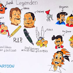 In gedenken an zwei Comic Legenden: Albert Uderzo UND René Goscinny.