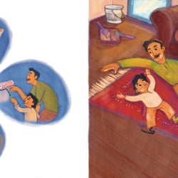 Illustration für Kinderbuch „Zyka and Mliha“