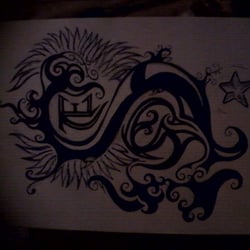 Scribble-Spiel mit Initialen