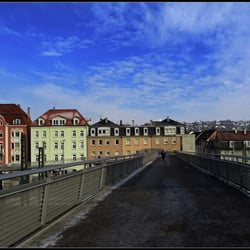 auf der Brücke