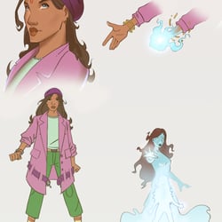 Mantra Comic Book Sunny Character Design Color
