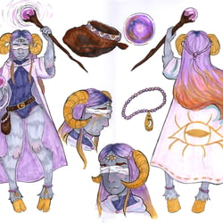 Character Concept Mage – Copic Marker