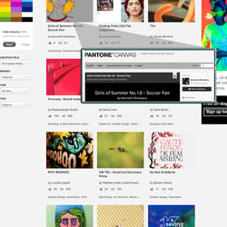 Featured on the PANTONE Canvas Gallery!!!!!