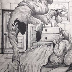 A weird Christmas carol’s illustration 3
