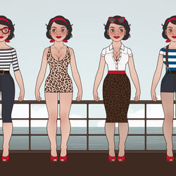 Character Design und Styling für Mimi Fiedler