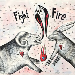 fight & fire, ink & watercolour 2008