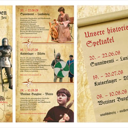 Flyer für Mittelalterfest