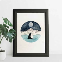the whale and the moon