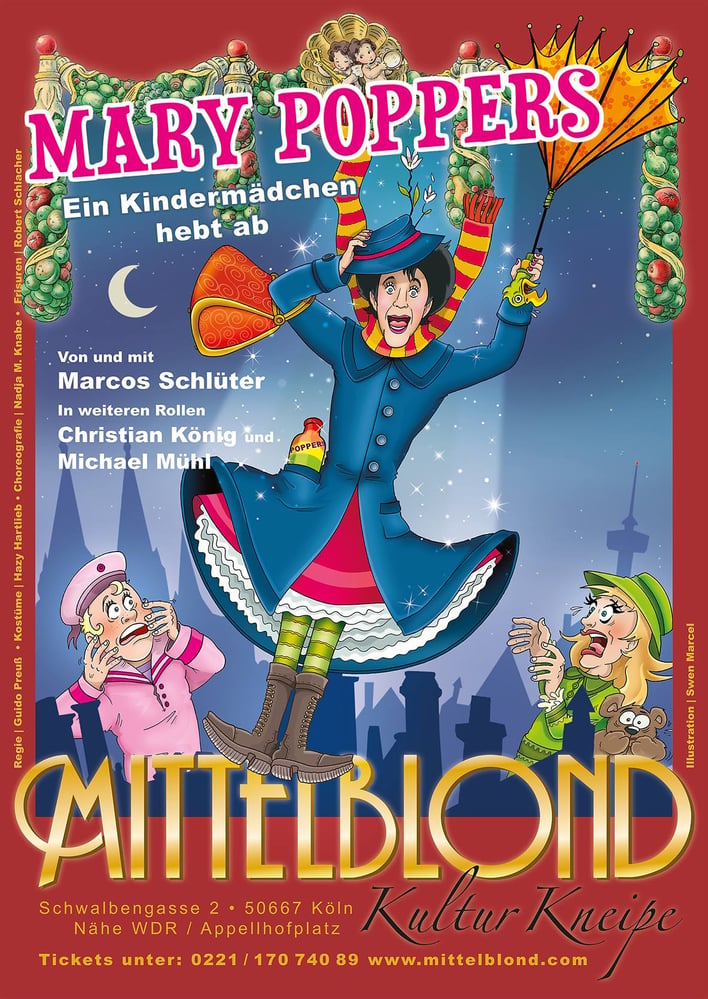 Mittelblond – Kulturkneipe, Köln / Plakatmotiv