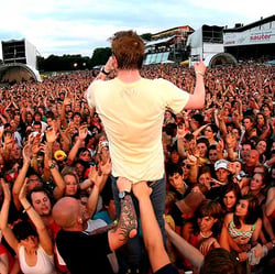 Kaiser Chiefs von hinten