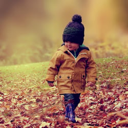 Outdoor mixing  little Boy