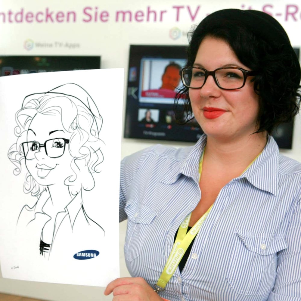 Schnellzeichner/Karikaturist für Messen