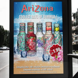 Arizona Iced Tea Sommer Plakat