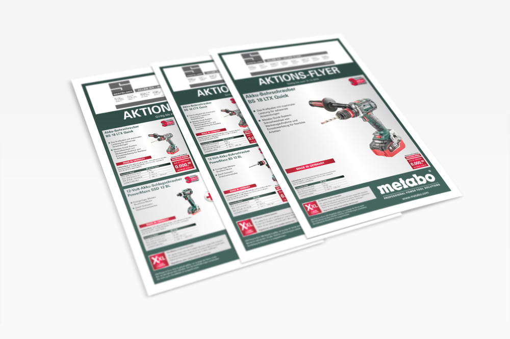 metabo Onlineportal – Prospektgenerator