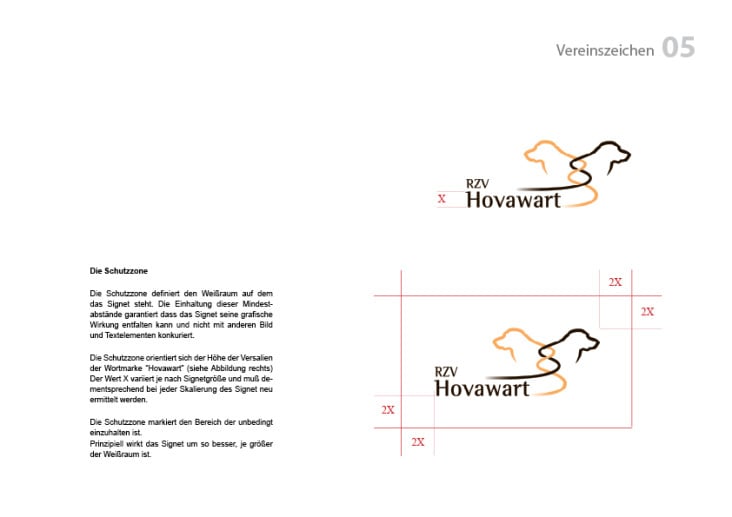 Corporate Design inkl. Logodesign für RZV Hovawart