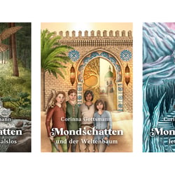 Buchcover – Mondschatten Trilogie von Corinna Gottsmann