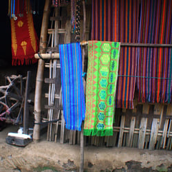 weaving woman – lombok, indonesia
