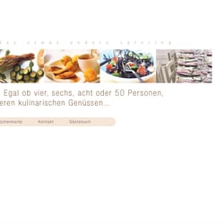 Webseite für ein Catering-Unternehmen