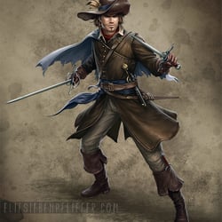 Kämpfer – Illustration für RPG Spherechild