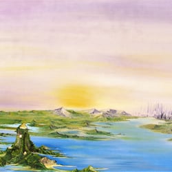 Traumwelt, Öl auf Leinwand