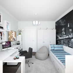 Arbeitsecke im Teenagerzimmer | Privatwohnung