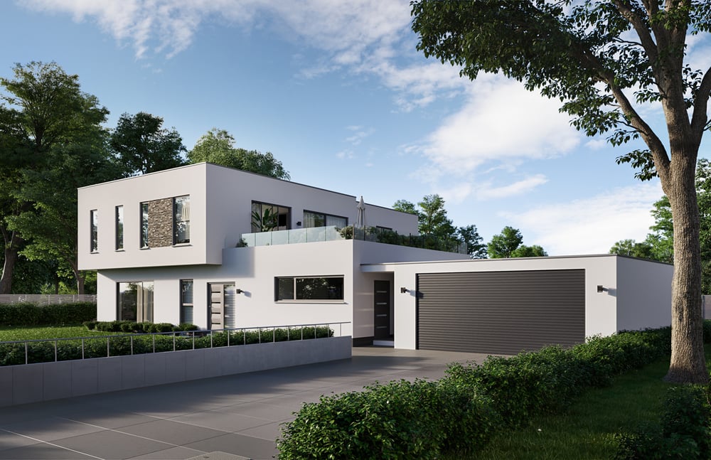 Architekturvisualisierung einer Villa