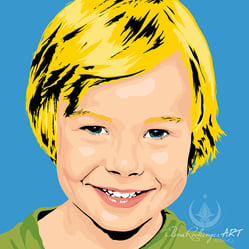 Kleiner Junge | Vektorillustration