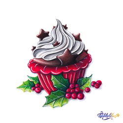 Weihnachtlicher Cupcake