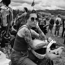 Female Biker